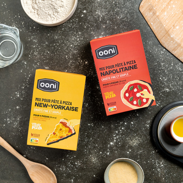 Jeu-concours : Remportez nos nouveaux mix pour pâte à pizza Ooni & une plaque à pizza Ooni
