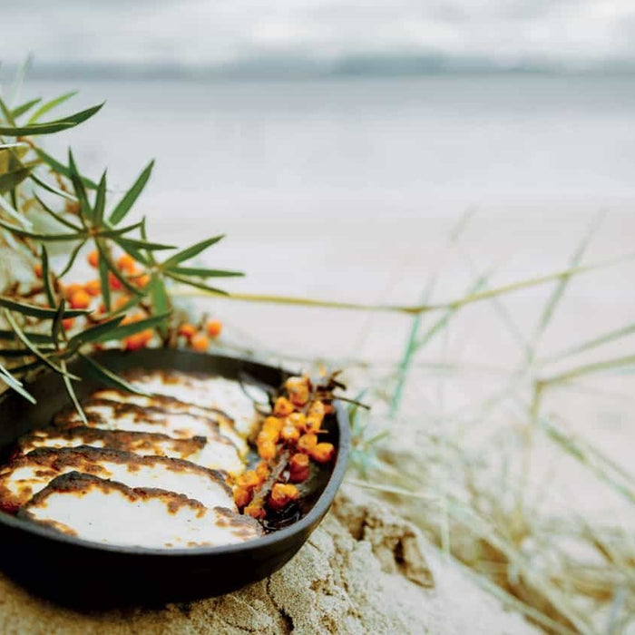 Halloumi grillé avec boucle de mer