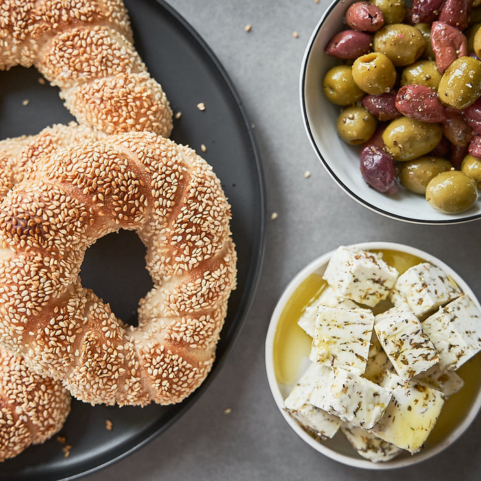 Pains simits, ou “bagels turcs” au sésame