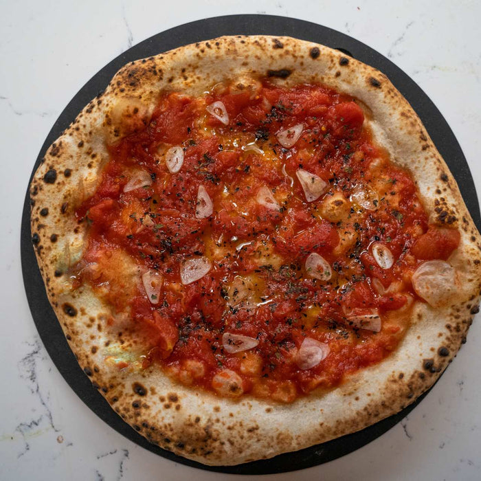 Pizza marinara approuvée par l'AVPN