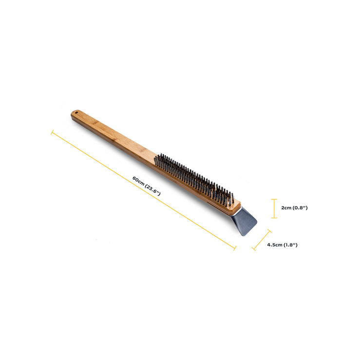 Ooni Pizza Oven Brush Measurements | Cliquez sur cette image pour ouvrir la fenêtre modale de produits. La fenêtre modale de produits permet de zoomer sur les images.