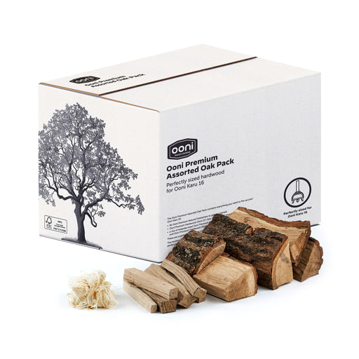 Pack d'assortiment de bois de chêne Ooni Premium