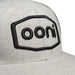 Casquette snapback en maille avec logo Ooni (gris et noir)