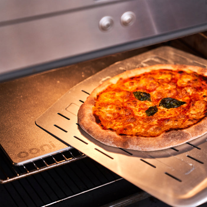 Plaque en acier inoxydable pour la cuisson du pain à pizza à la maison 40x35  cm