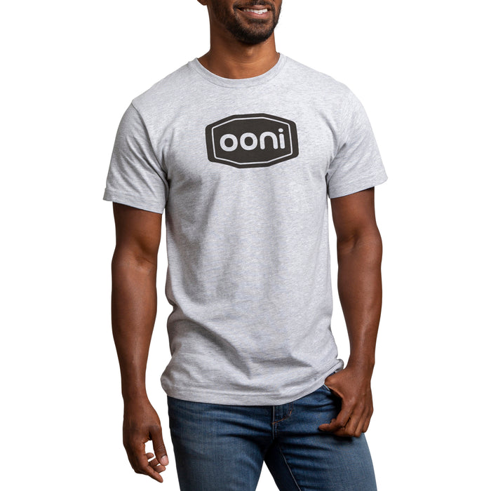 Ooni Logo Tee Adult Melange Grey  | Cliquez sur cette image pour ouvrir la fenêtre modale de produits. La fenêtre modale de produits permet de zoomer sur les images.